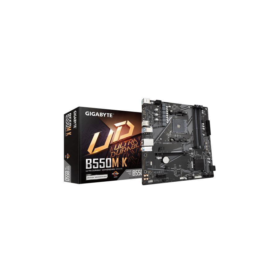 15065-Gigabyte B550M K 1.0 placa base AMD B550 Zocalo AM4 micro ATX 15065-Gigabyte B550M K 1.0 placa base AMD B550 Zocalo AM4 micro ATX