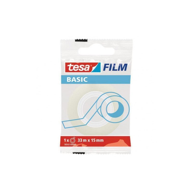 1508-CINTA ADHESIVA TRANSLUCIDA BASIC 15MM.X33M. TESA 58542-0000 1508-CINTA ADHESIVA TRANSLUCIDA BASIC 15MM.X33M. TESA 58542-0000