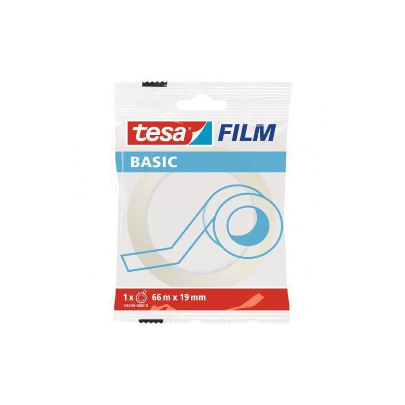 1510-CINTA ADHESIVA TRANSLUCIDA BASIC 19MM.X66M. TESA 58545-0000 1510-CINTA ADHESIVA TRANSLUCIDA BASIC 19MM.X66M. TESA 58545-0000