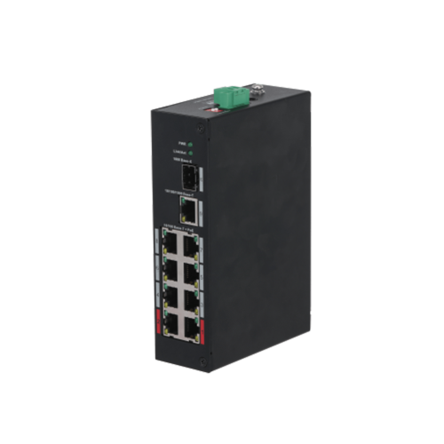 15212-(DH-PFS3110-8ET-96-V2) DAHUA SWITCH 10 PUERTOS / 8 PUERTOS POE LARGA DISTANCIA 250M WATCHDOG 2.0