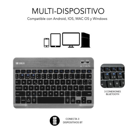 15225-SUBBLIM KEYTAB PRO BT SAMSUNG TAB A9+ 11"