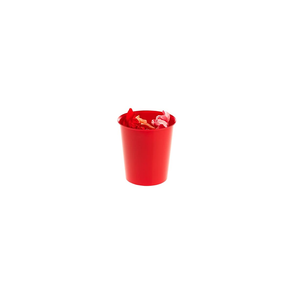 PAPELERA 18 LITROS POLIPROPILENO 100 RECICLADO Y RECICLABLE 290 X 310 MM ROJO ARCHIVO 2000 2001 RJ