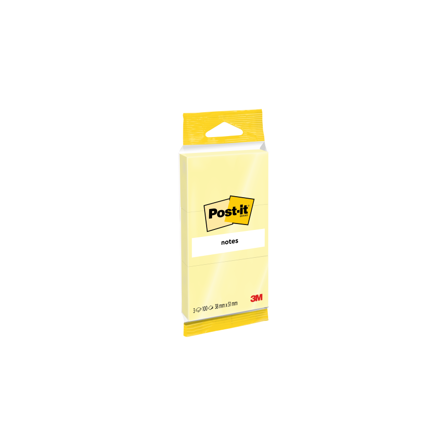 15512-PACK 3 BLOCS 100 HOJAS NOTAS ADHESIVAS 38X51MM AMARILLO 6810 POST-IT 7100172242 15512-PACK 3 BLOCS 100 HOJAS NOTAS ADHESIVAS 38X51MM AMARILLO 6810 POST-IT 7100172242