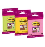15534-BLISTER BLOC 90 HOJAS NOTAS ADHESIVAS 76X76MM SUPER STICKY 654 COLORES SURTIDOS 6820-SS3N POST-IT 7100172224