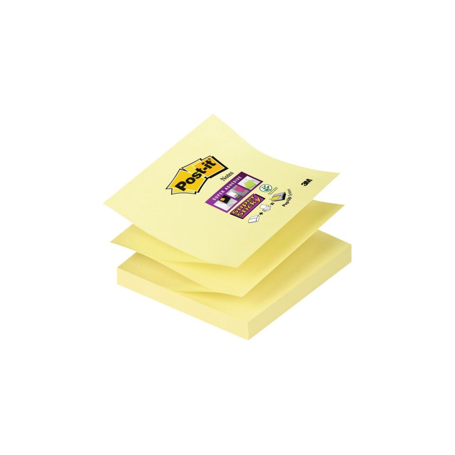 15559-PACK 12 BLOCS 90 HOJAS Z-NOTES ADHESIVAS 76X76MM SUPER STICKY CANARY YELLOW CAJA CARTON R330-12SS-CY POST-IT 71002 15559-PACK 12 BLOCS 90 HOJAS Z-NOTES ADHESIVAS 76X76MM SUPER STICKY CANARY YELLOW CAJA CARTON R330-12SS-CY POST-IT 71002