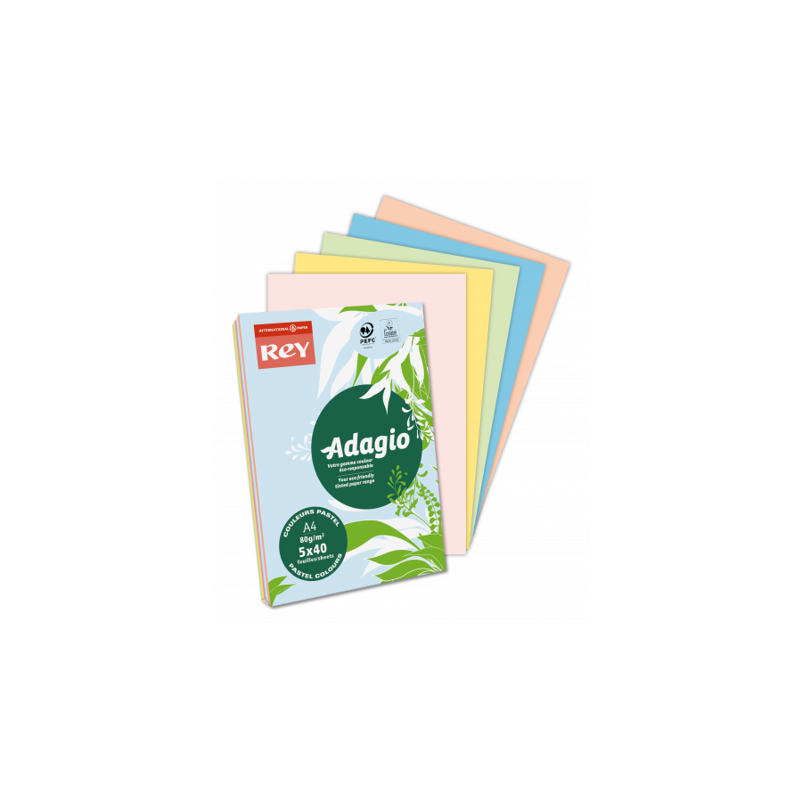 1557-PAQUETE 500H PAPEL 80GR A4 AZUL PALIDO ADAGIO 40002465 1557-PAQUETE 500H PAPEL 80GR A4 AZUL PALIDO ADAGIO 40002465