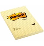 15584-BLOC 100 HOJAS NOTAS GRANDES ADHESIVAS 101X152MM CANARY YELLOW CUADRICULA 662N POST-IT 7100172739