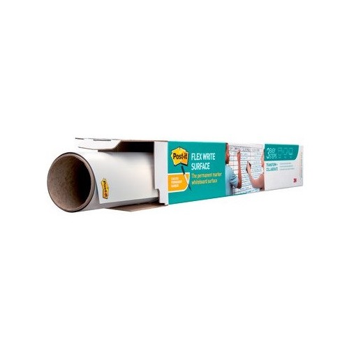 15590-SUPERFICIE ADHESIVA DE BORRADO EN SECO 0,609X0,914M SUPER STICKY FLEX WRITE ROLLO FWS3X2 POST-IT 7100197625