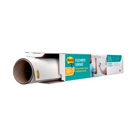 15590-SUPERFICIE ADHESIVA DE BORRADO EN SECO 0,609X0,914M SUPER STICKY FLEX WRITE ROLLO FWS3X2 POST-IT 7100197625