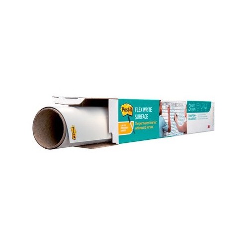 15594-SUPERFICIE ADHESIVA DE BORRADO EN SECO 1,219X1,829M SUPER STICKY FLEX WRITE ROLLO FWS6X4 POST-IT 7100198315