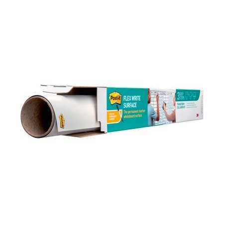 15594-SUPERFICIE ADHESIVA DE BORRADO EN SECO 1,219X1,829M SUPER STICKY FLEX WRITE ROLLO FWS6X4 POST-IT 7100198315