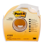 15597-BLISTER CINTA OCULTAR/ETIQUETAR 6 LINEAS 25MM X 17,7M CON PORTARROLLO 658-HD POST-IT 7100222076