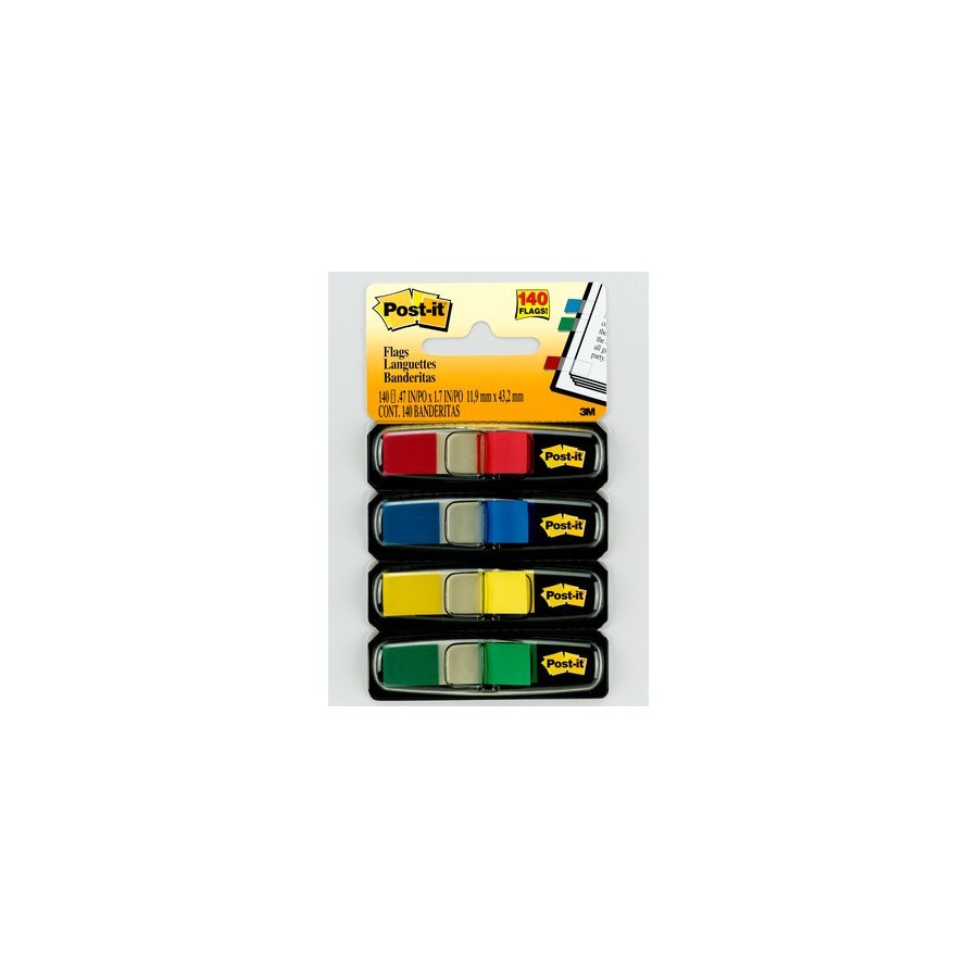 15600-PACK 4 DISPENSADORES X 35 MARCADORES INDEX 11,9X43,2MM COLORES SURTIDOS 683-4 POST-IT 7000144923 15600-PACK 4 DISPENSADORES X 35 MARCADORES INDEX 11,9X43,2MM COLORES SURTIDOS 683-4 POST-IT 7000144923