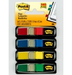 15600-PACK 4 DISPENSADORES X 35 MARCADORES INDEX 11,9X43,2MM COLORES SURTIDOS 683-4 POST-IT 7000144923