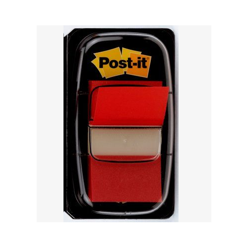 15605-BLISTER DISPENSADOR 50 MARCADORES INDEX ROJO 25,4X43,2MM 680-1 POST-IT 7100089833