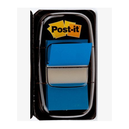 15607-BLISTER DISPENSADOR 50 MARCADORES INDEX AZUL 25,4X43,2MM 680-2 POST-IT 7100089834