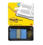 15618-BLISTER DISPENSADOR 50 MARCADORES INDEX AZUL BRILLANTE 25,4X43,2MM 680-23 POST-IT 7000144930
