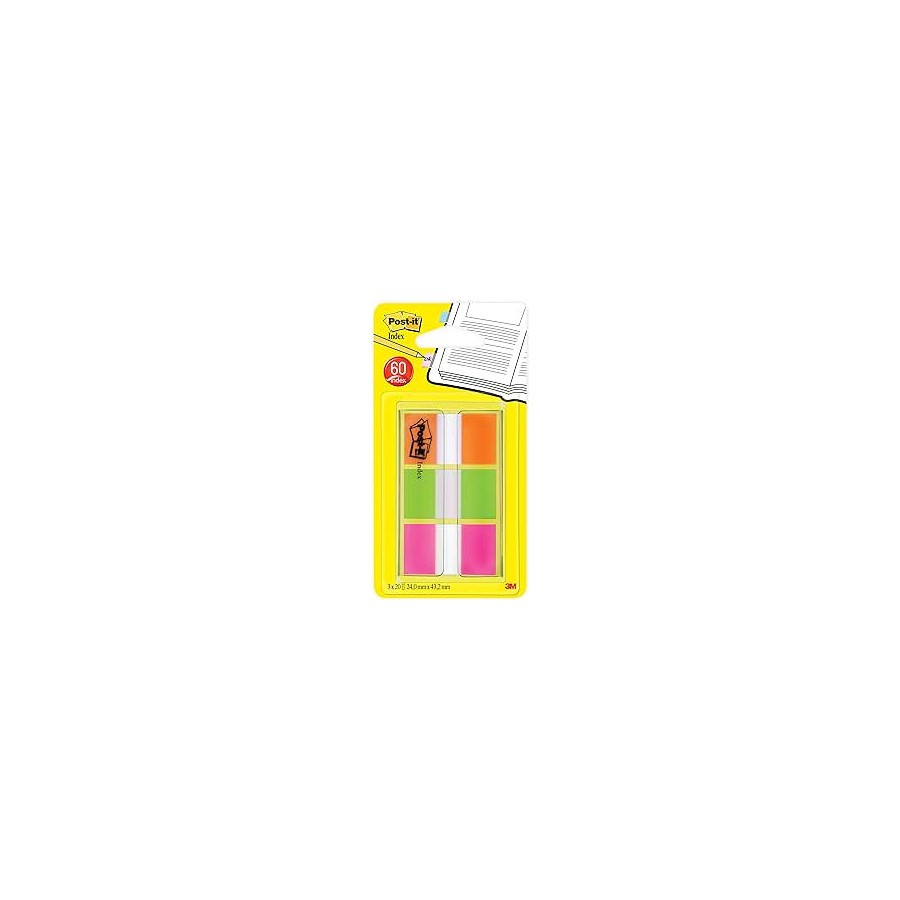 15625-BLISTER DISPENSADOR 60 MARCADORES INDEX 25,4X43,2MM NARANJA/ROSA/VERDE 680-ROYN POST-IT 7100102571 15625-BLISTER DISPENSADOR 60 MARCADORES INDEX 25,4X43,2MM NARANJA/ROSA/VERDE 680-ROYN POST-IT 7100102571