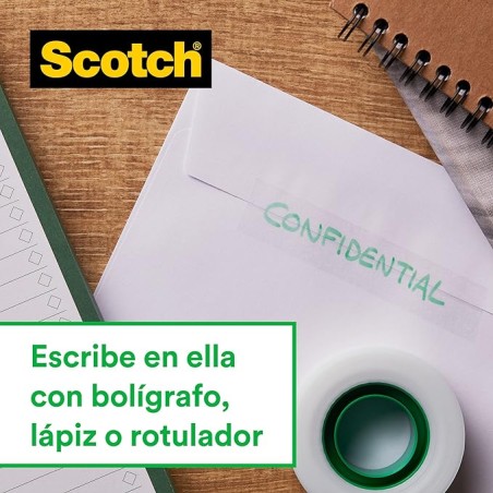 15636-ROLLO CINTA INVISIBLE 19MM X 7,5M MAGICCON DISPENSADOR 8-1975D SCOTH 7100086322
