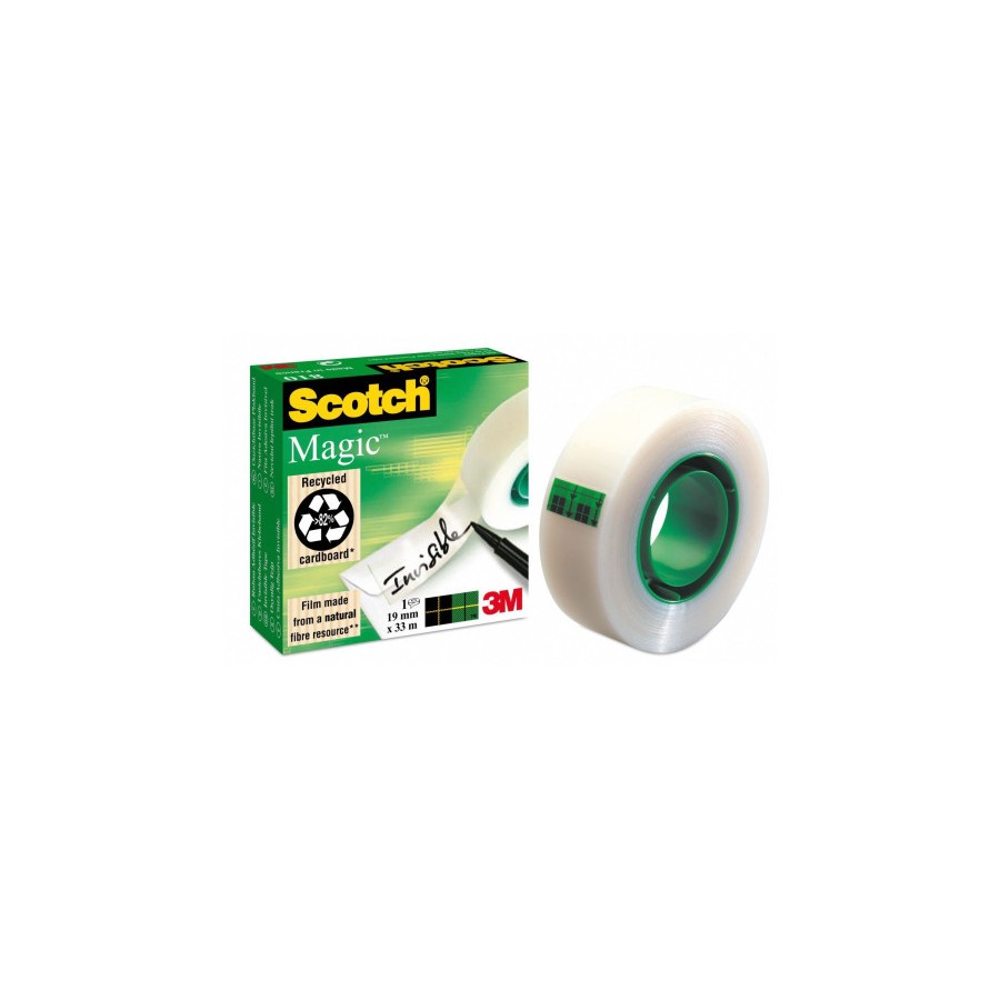 15638-ROLLO CINTA INVISIBLE 19MM X 33M MAGICCAJA CARTON 810/1933 SCOTH 7100024666 15638-ROLLO CINTA INVISIBLE 19MM X 33M MAGICCAJA CARTON 810/1933 SCOTH 7100024666