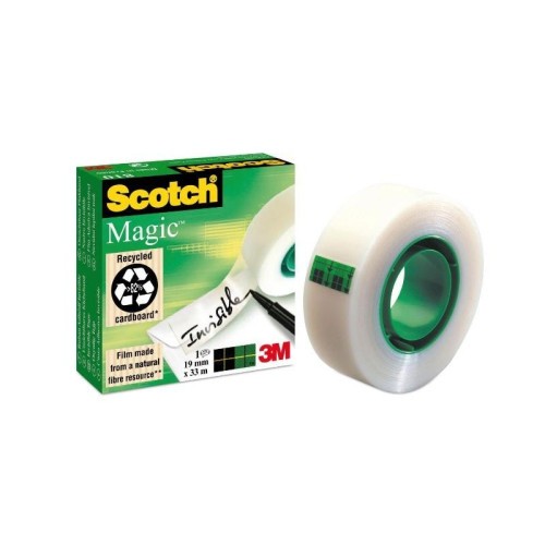 15642-ROLLO CINTA INVISIBLE 19MM X 66M MAGICCAJA CARTON 810/1966 SCOTH 7100027117