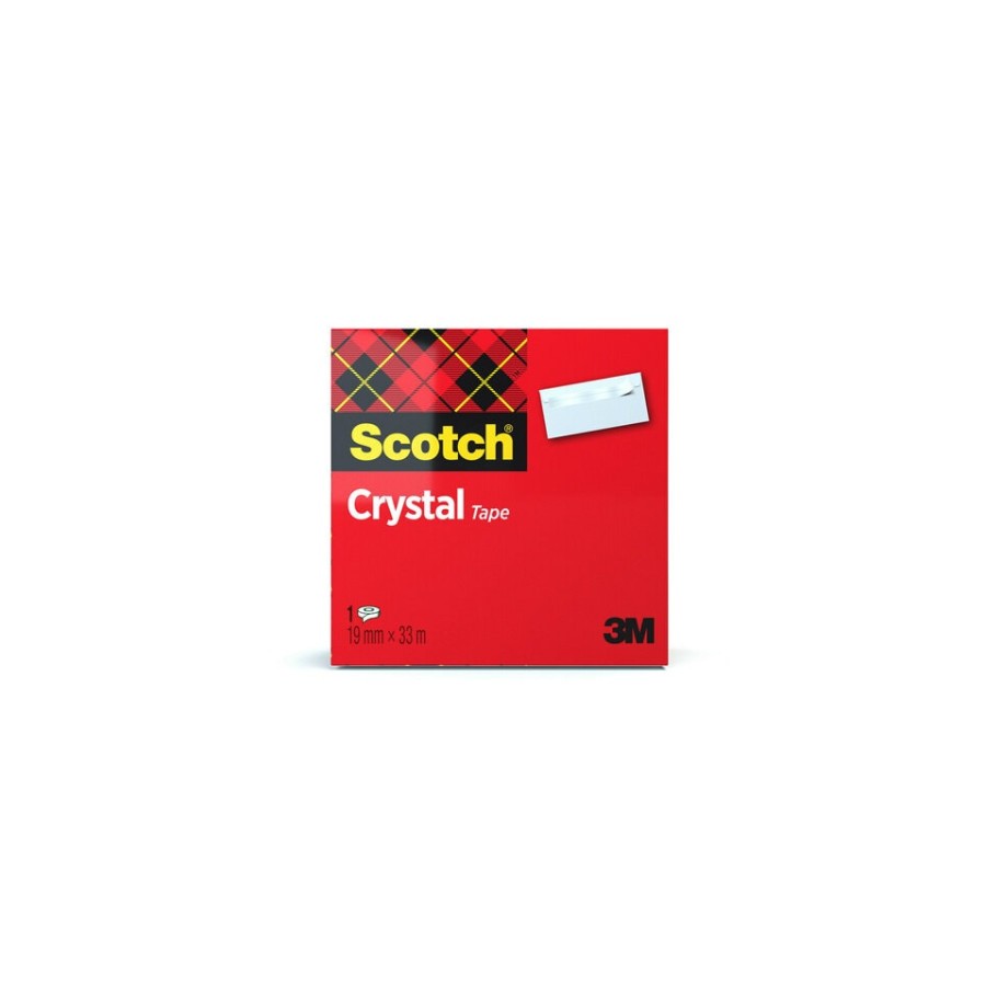 15651-ROLLO CINTA TRANSPARENTE 19MM X 33M CRYSTAL 600/1933 CAJA CARTON SCOTH 7100027387 15651-ROLLO CINTA TRANSPARENTE 19MM X 33M CRYSTAL 600/1933 CAJA CARTON SCOTH 7100027387
