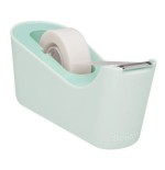 15659-DISPENSADOR PORTARROLLOS C18 DE SOBREMESA COLOR MENTA CON ROLLO CINTA INVISIBLE 19MM X 33M MAGIC C18-M SCOTH 71001