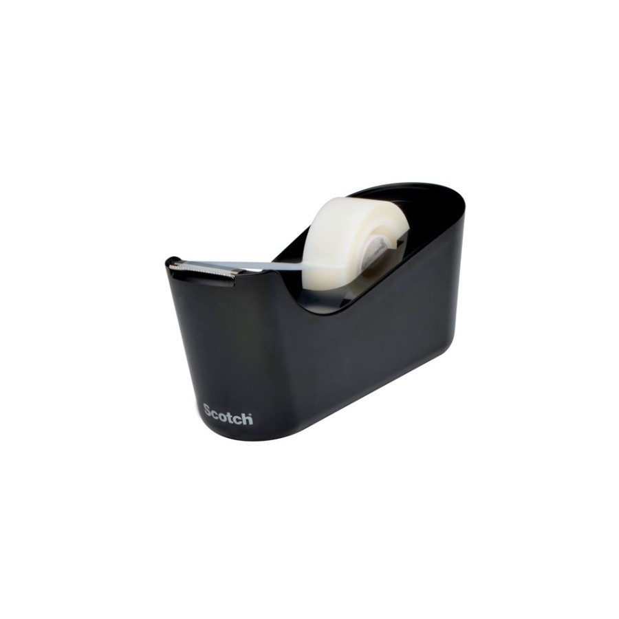 15661-DISPENSADOR PORTARROLLOS C18 DE SOBREMESA COLOR NEGRO CON ROLLO CINTA INVISIBLE 19MM X 33M MAGIC C18-B SCOTH 71001 15661-DISPENSADOR PORTARROLLOS C18 DE SOBREMESA COLOR NEGRO CON ROLLO CINTA INVISIBLE 19MM X 33M MAGIC C18-B SCOTH 71001