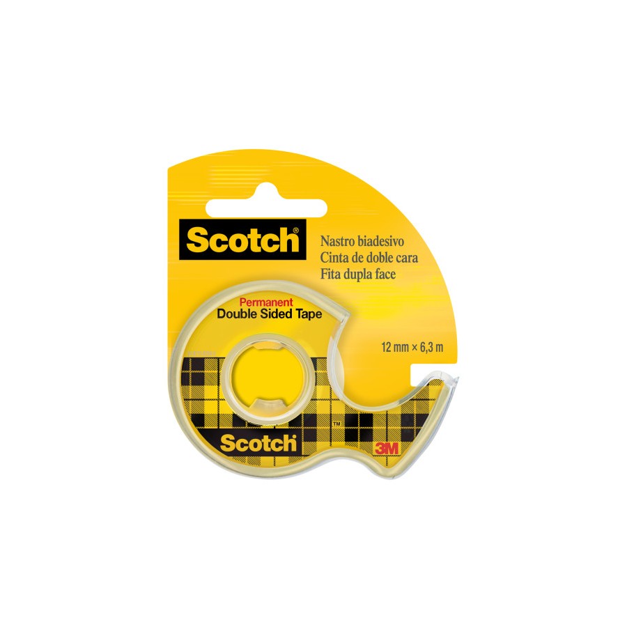 15669-ROLLO CINTA ADHESIVA DOBLE CARA 12,7MM X 6,3M CON DISPENSADOR 136D SCOTH 7100284974 15669-ROLLO CINTA ADHESIVA DOBLE CARA 12,7MM X 6,3M CON DISPENSADOR 136D SCOTH 7100284974