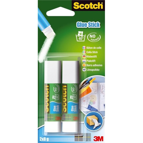 15670-PACK 2 BARRAS ADHESIVO PERMANENTE 8G 6216CN SCOTH 7100115379