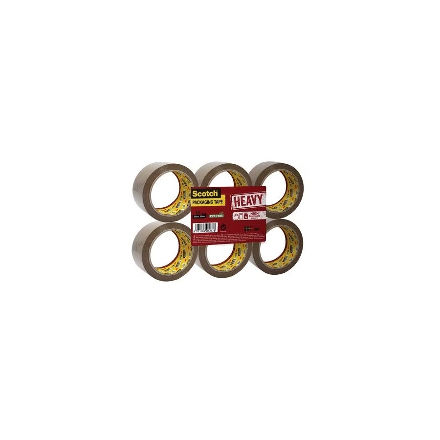 15687-PACK 6 CINTAS DE EMBALAJE MARRON 50MM X 66M HV.5066.F6.B SCOTH 7100303341 15687-PACK 6 CINTAS DE EMBALAJE MARRON 50MM X 66M HV.5066.F6.B SCOTH 7100303341