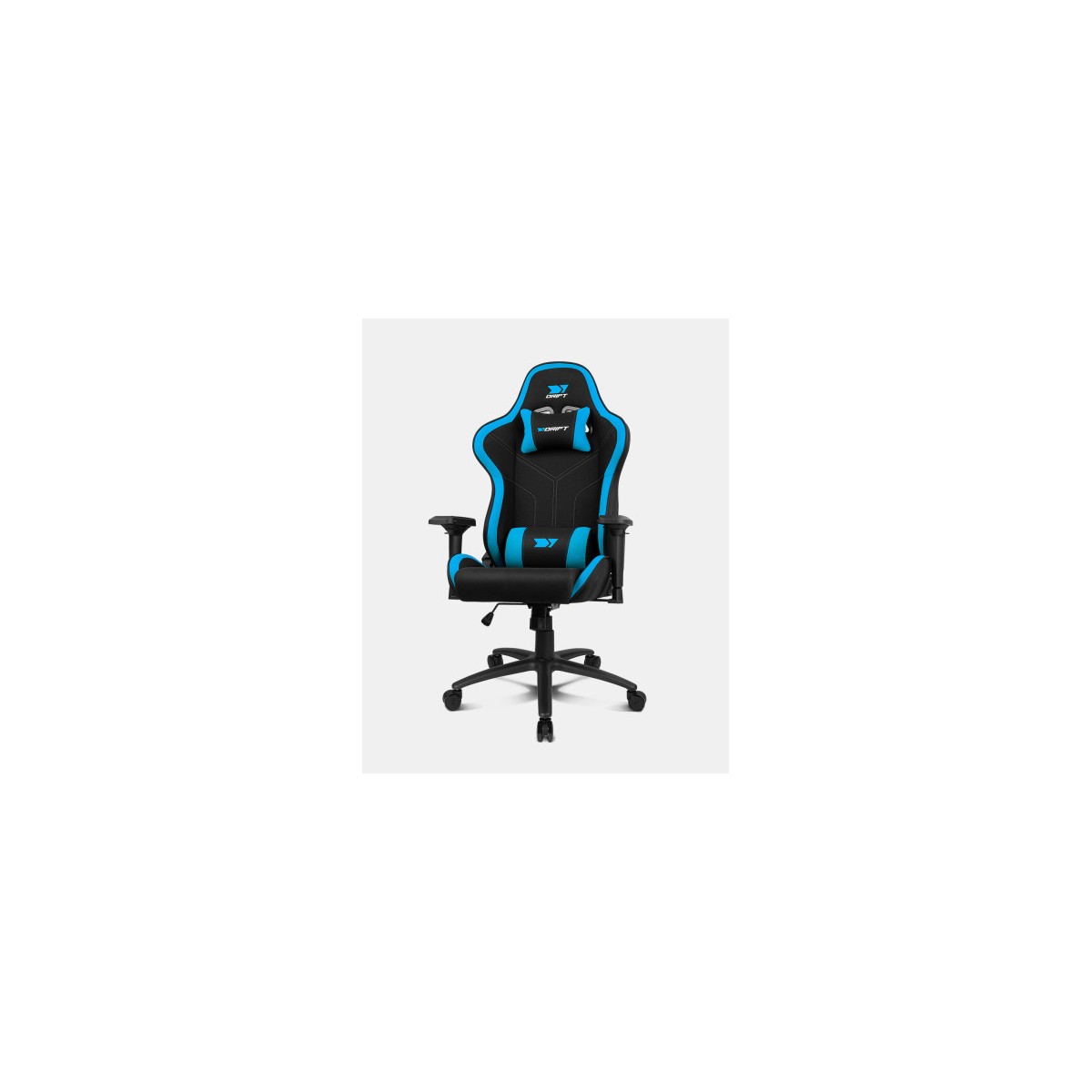 DRIFT DR110BL silla para videojuegos Butaca para jugar Asiento acolchado Negro Azul