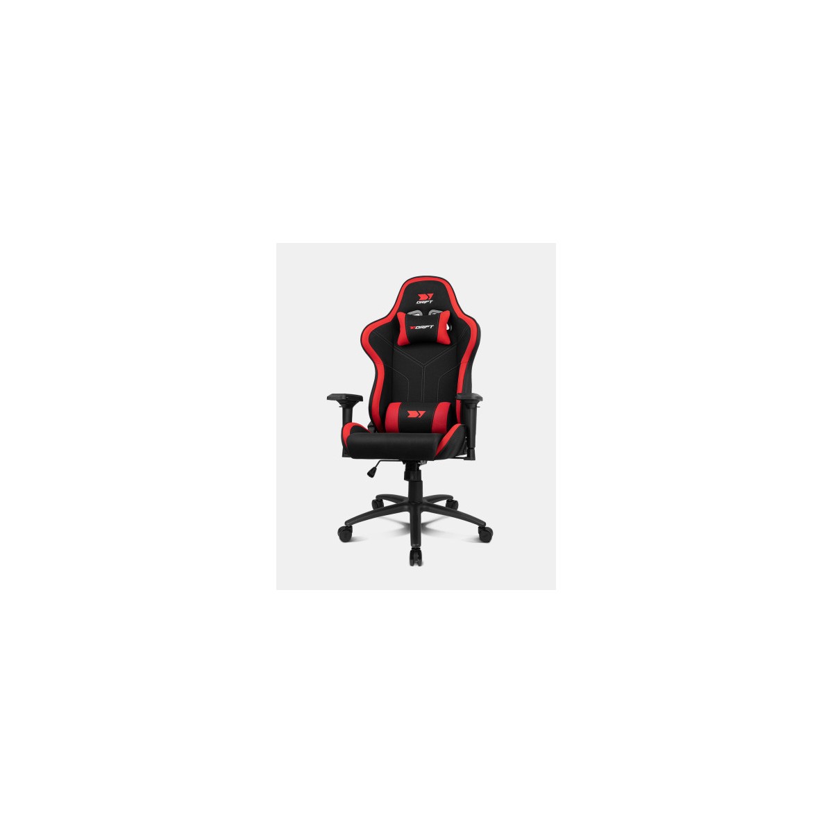 DRIFT DR110BR silla para videojuegos Butaca para jugar Asiento acolchado Negro Rojo