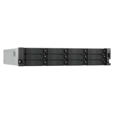 15744-QNAP TS-H1277AXU-RP NAS Bastidor (2U) Ethernet Negro E-2136