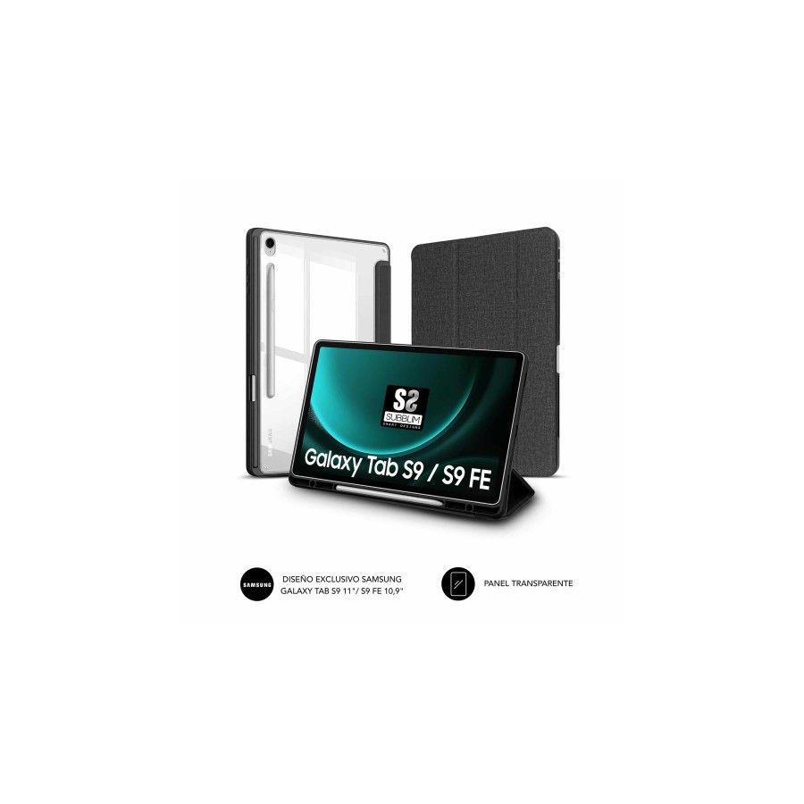 15804-SUBBLIM CLEAR SHOCK CASE SAMSUNG S9 11"/S9 FE 10,9" 15804-SUBBLIM CLEAR SHOCK CASE SAMSUNG S9 11"/S9 FE 10,9"