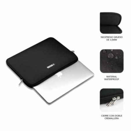 15807-SUBBLIM BUSINESS LAPTOP SLEEVE NEOPRENE V2 11,6-12,5"BLACK
