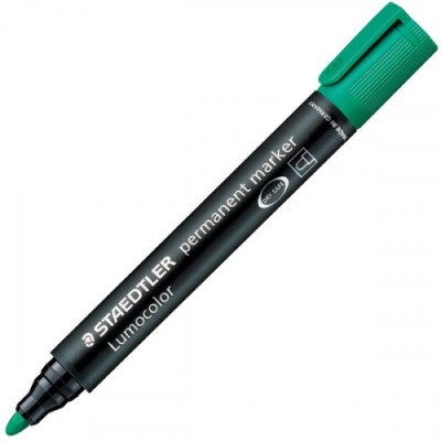 MARCADOR PERMANENTE LUMOCOLOR 352 TRAZO 2MM VERDE STAEDTLER 352 5