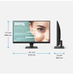 15875-MONITOR BENQ GW2790 (9H.LLTLJ.LBE) ) 27" IPS, FHD, 100HZ, 99% SRGB, 1300:1, 2X  HDMI 1X  DP, ALTAVOCES, VESA, EYE