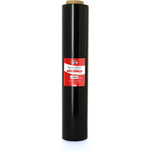 15904-ROLLO FILM PLASTICO 23MICRAS 50CM ANCHO X 2KG NEGRO FIXO 50069000