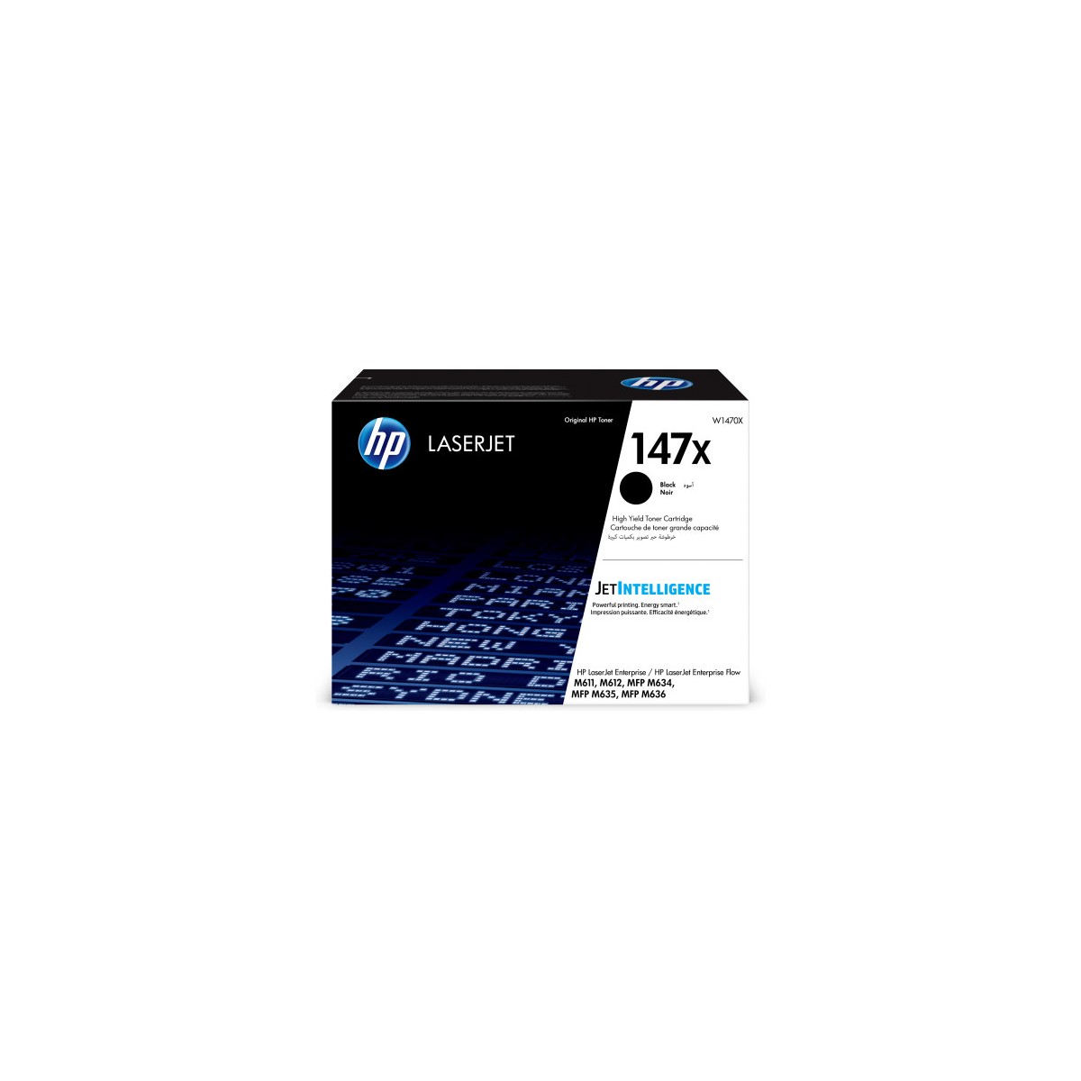 HP LaserJet Cartucho de toner Original 147X negro de alta capacidad