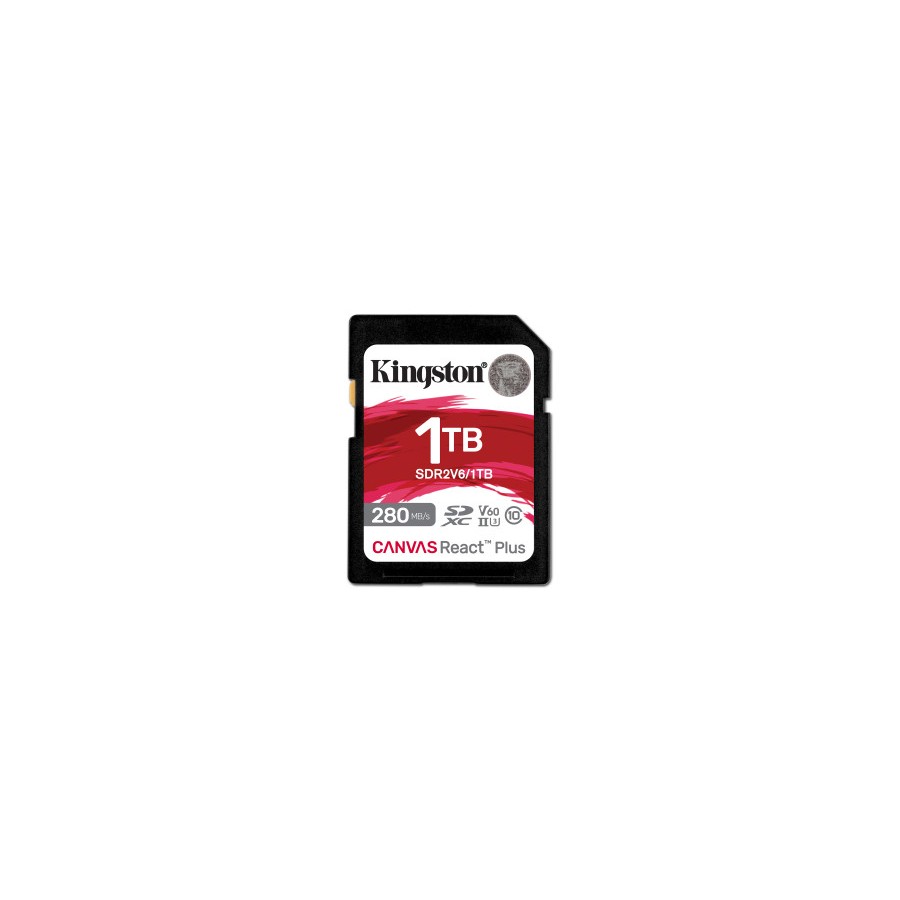 16031-Kingston Technology Canvas React Plus 1 TB SDXC UHS-II Clase 10