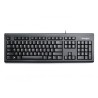 1607-TECLADO CON CABLE 150 CM. VALUKEYBOARD COLOR NEGRO KENSINGTON 1500109ES