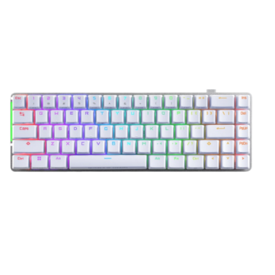 TECLADO ASUS ROG FALCHION ACE WHITE BLANCO