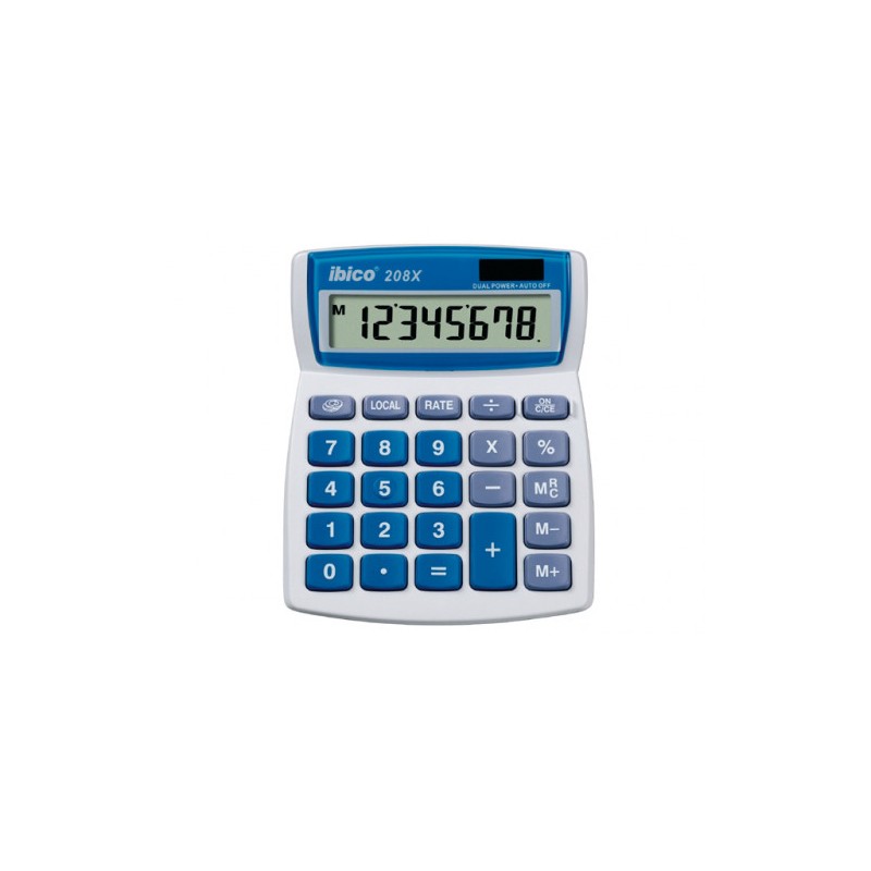 1610-CALCULADORA DE SOBREMESA DE 8 DIGITOS MODELO 208X SOLAR / PILA IBICO IB410062 1610-CALCULADORA DE SOBREMESA DE 8 DIGITOS MODELO 208X SOLAR / PILA IBICO IB410062