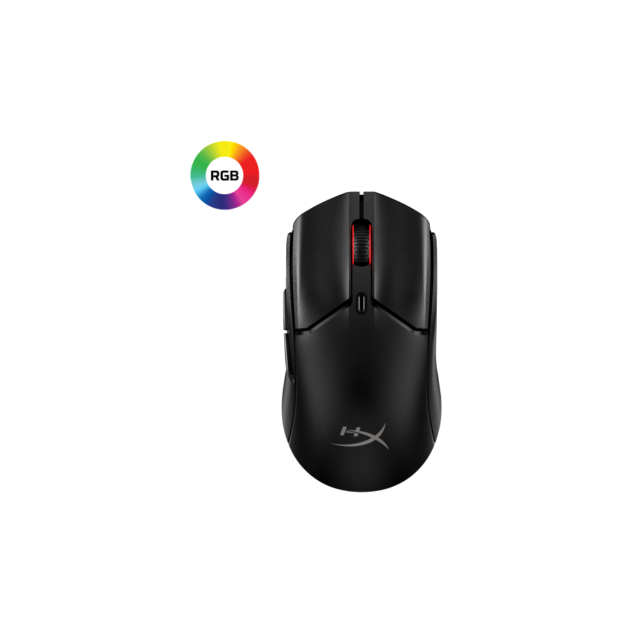 16216-HP HyperX Pulsefire Haste 2 Mini: raton gaming inalambrico (negro)