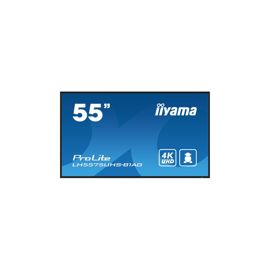 16225-iiyama ProLite Pantalla plana para senalizacion digital 138,7 cm (54.6") LCD Wifi 500 cd / m2 4K Ultra HD Negro Pr 16225-iiyama ProLite Pantalla plana para senalizacion digital 138,7 cm (54.6") LCD Wifi 500 cd / m2 4K Ultra HD Negro Pr