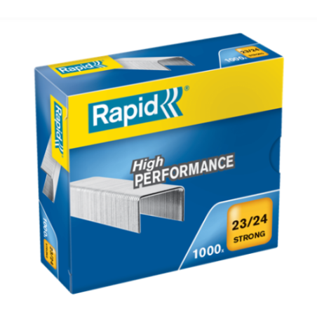 16252-CAJA 1000 GRAPAS STRONG 23/24MM GALVANIZADAS RAPID 24870500