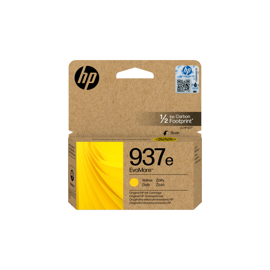 16288-HP Cartucho de Tinta Original EvoMore 937e amarilla 16288-HP Cartucho de Tinta Original EvoMore 937e amarilla
