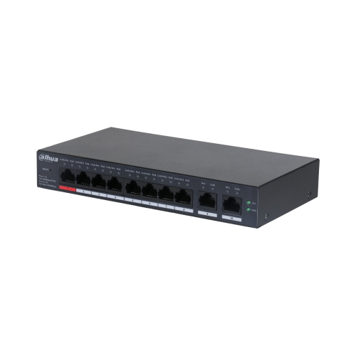 16311-(DH-CS4010-8ET-110) DAHUA SWITCH 10 PUERTOS CLOUD MANAGEMENT 8 POE