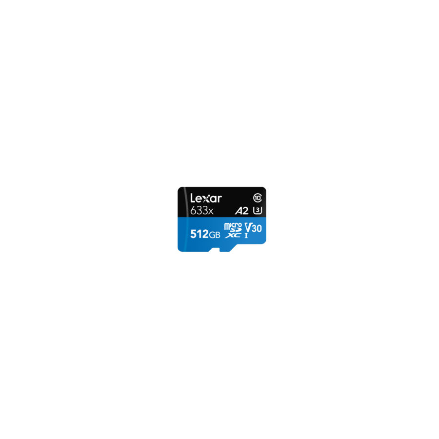 16328-Lexar 633x 512 GB MicroSDXC UHS-I Clase 10 16328-Lexar 633x 512 GB MicroSDXC UHS-I Clase 10